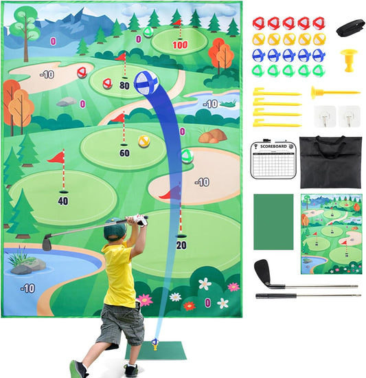 Portable Golf Chipping Game Set - Improve Your Short Game Anywhere!