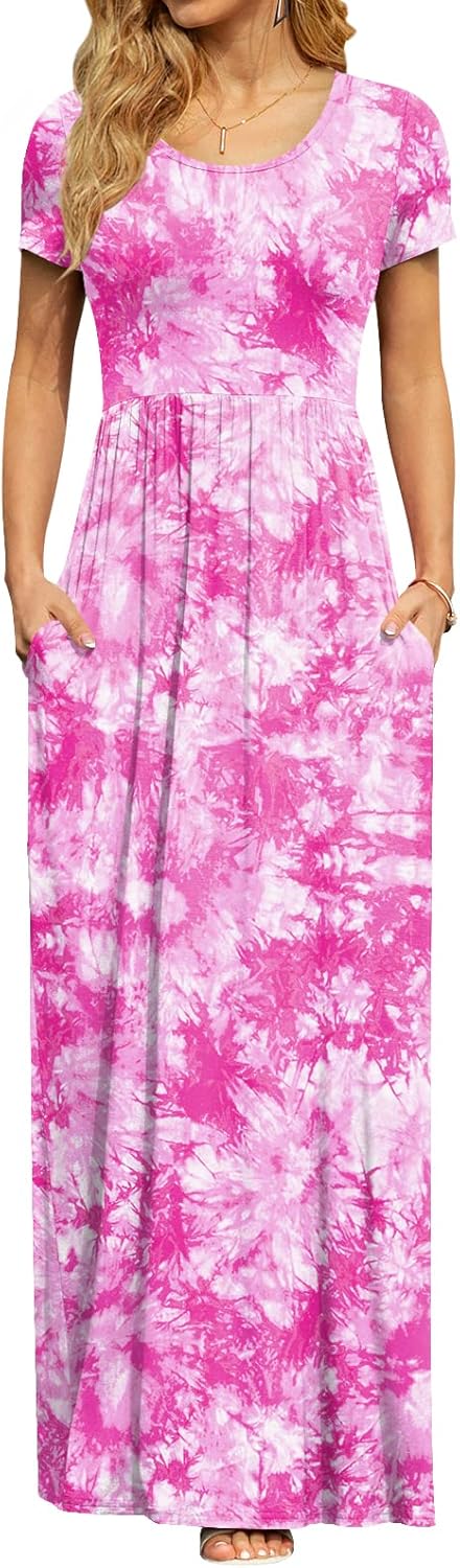 DB MOON Womens Summer Maxi Dresses with Pockets for Every Occasion