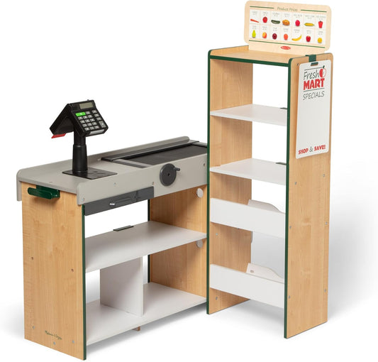 Melissa & Doug Fresh Mart Pretend Grocery Store Playset for Kids