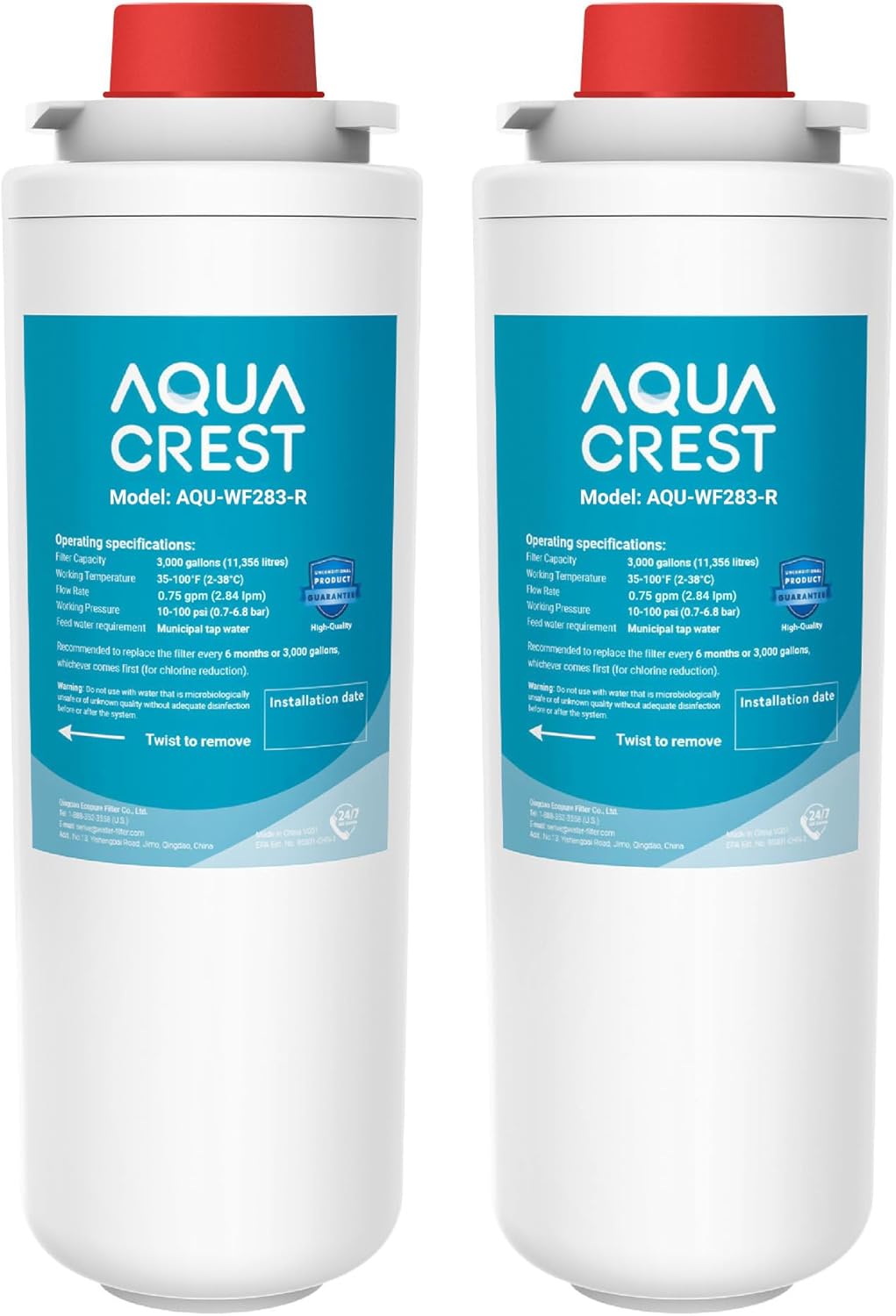 AQUA CREST WF283-R Replacement Filter for Elkay 51300C Stations