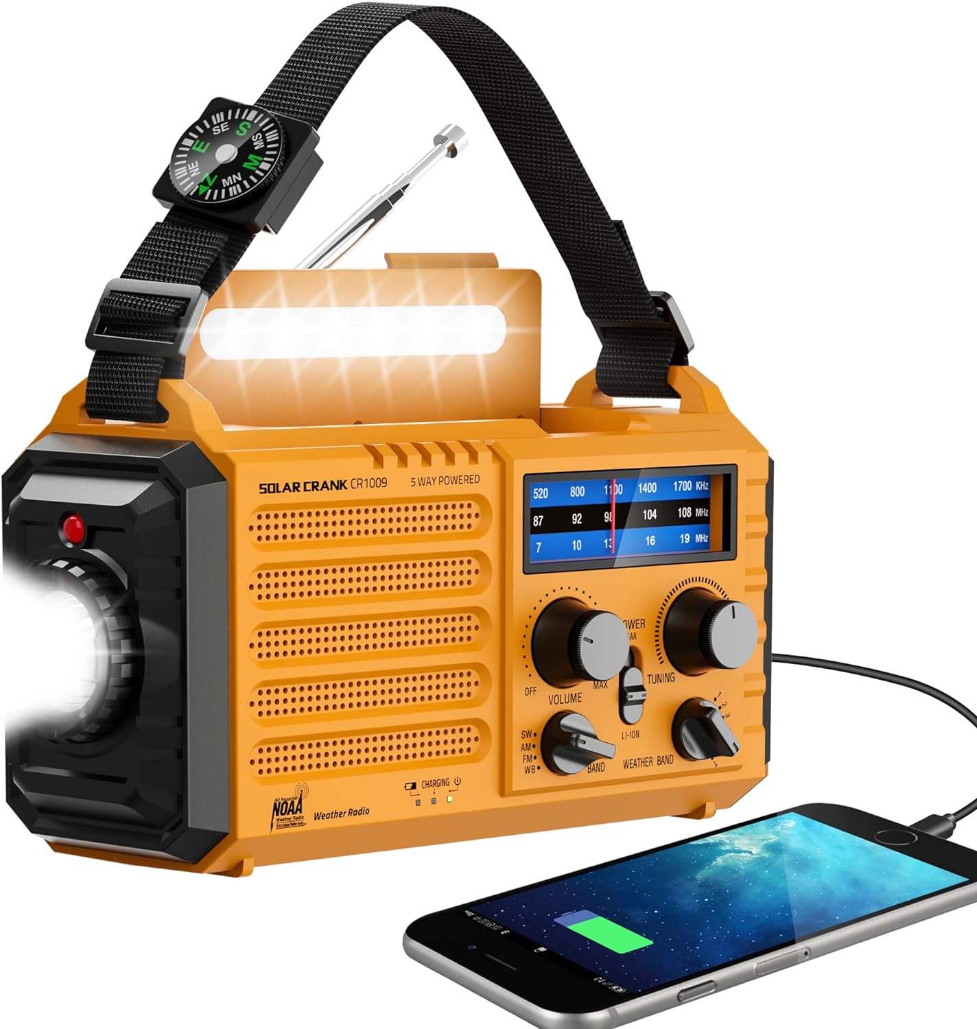 Survival Solar Emergency Radio - Stay Prepared Anywhere!