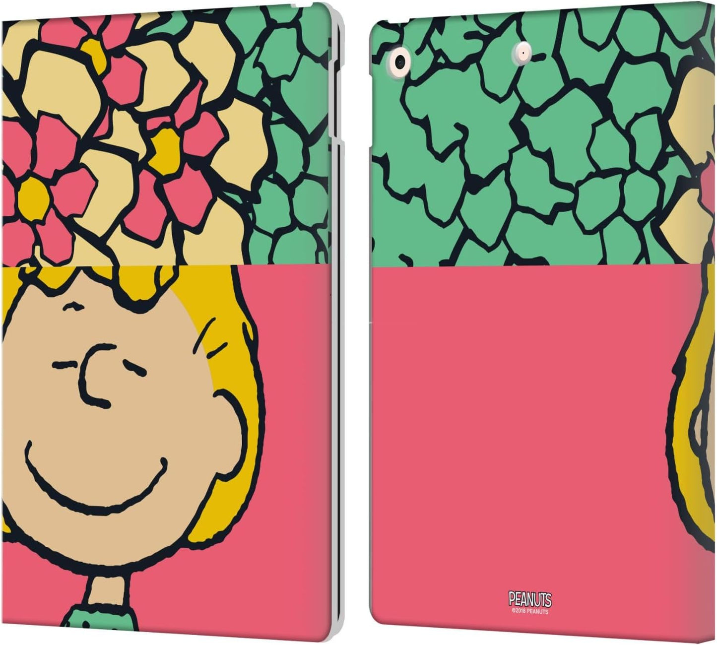 Peanuts Sally Flowers Leather Wallet Case for iPad 10.2 2019/2021