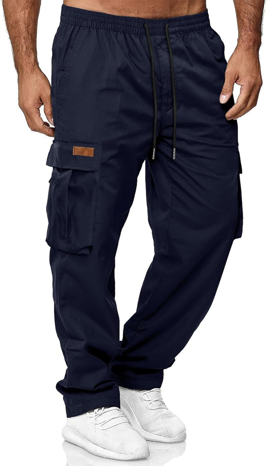 HOTake Men's Casual Cargo Sweatpants for All Seasons and Occasions