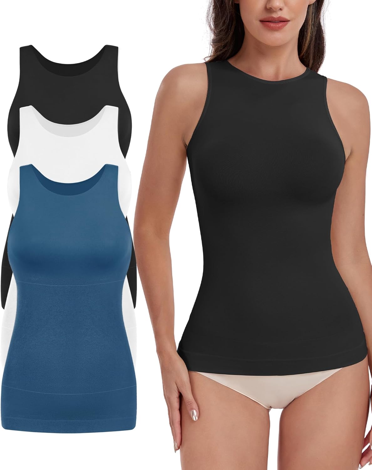 EUYZOU Women Shapewear Tummy Control Tank Tops for Comfort