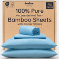 Bambaw 4pcs King Size Bamboo Sheets Set - Cooling, Deep Pocket
