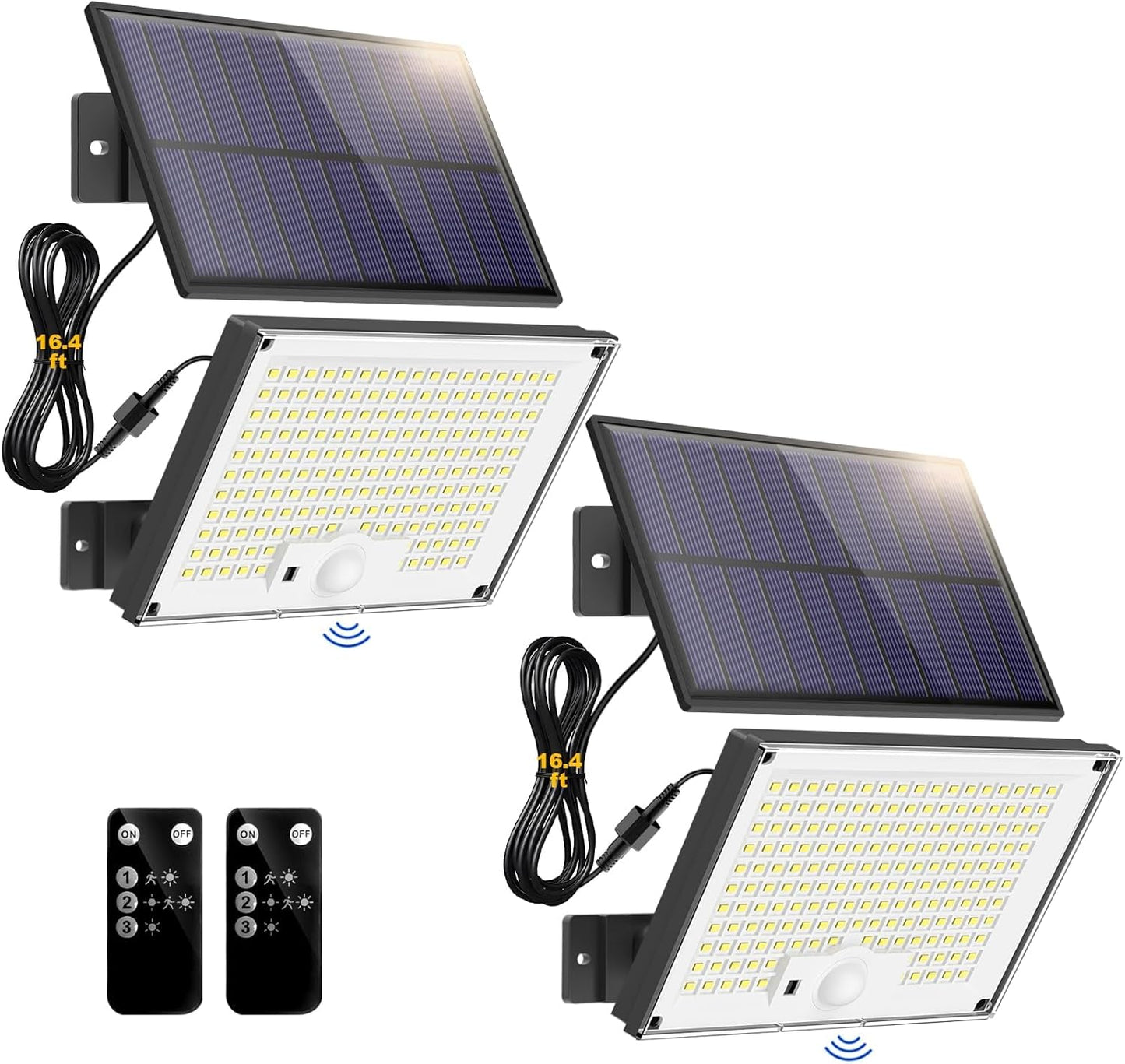 Solar Lights for Outside with Remote Control and Motion Sensor