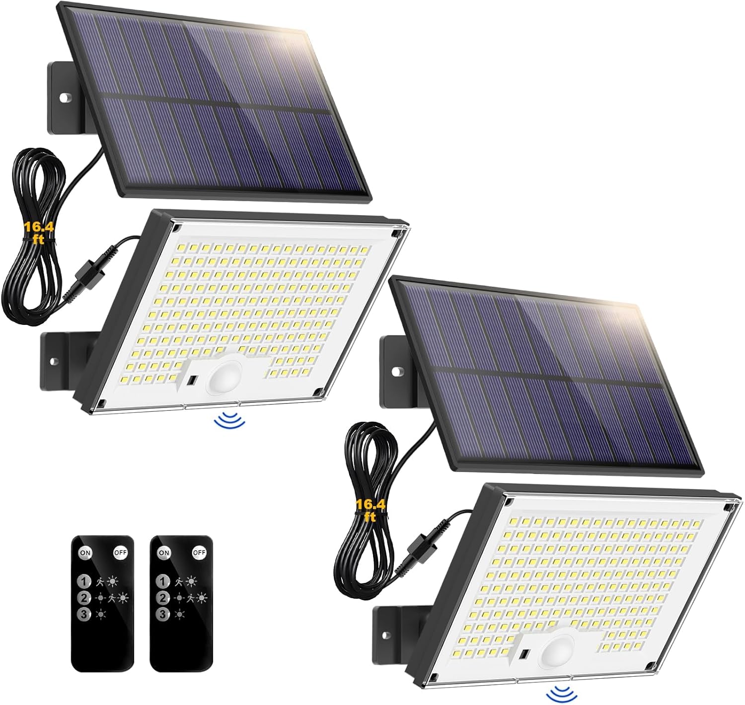 Solar Lights for Outside with Remote Control and Motion Sensor