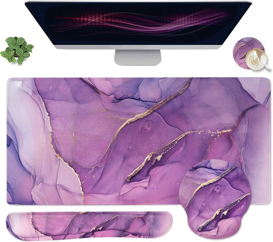 Yunoble 4-in-1 Gaming Set - Ergonomic Purple