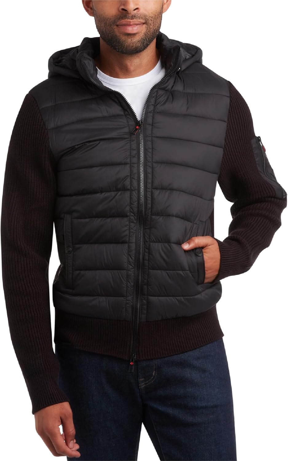 Cozy Puffer Vest: CANADA WEATHER GEAR Men's Winter Jacket
