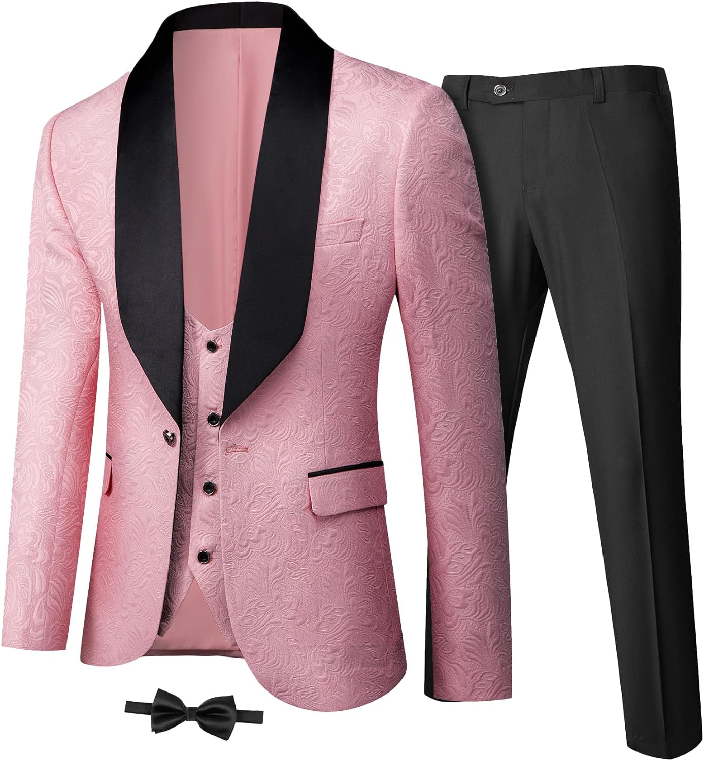 YND Men's 3 Piece Luxury Tuxedo Set for Stylish Occasions