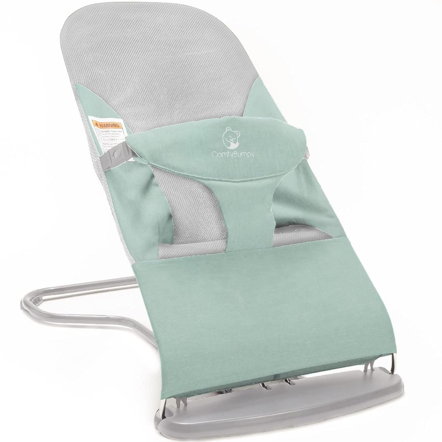 ComfyBumpy Ergonomic Baby Bouncer Seat with Travel Case