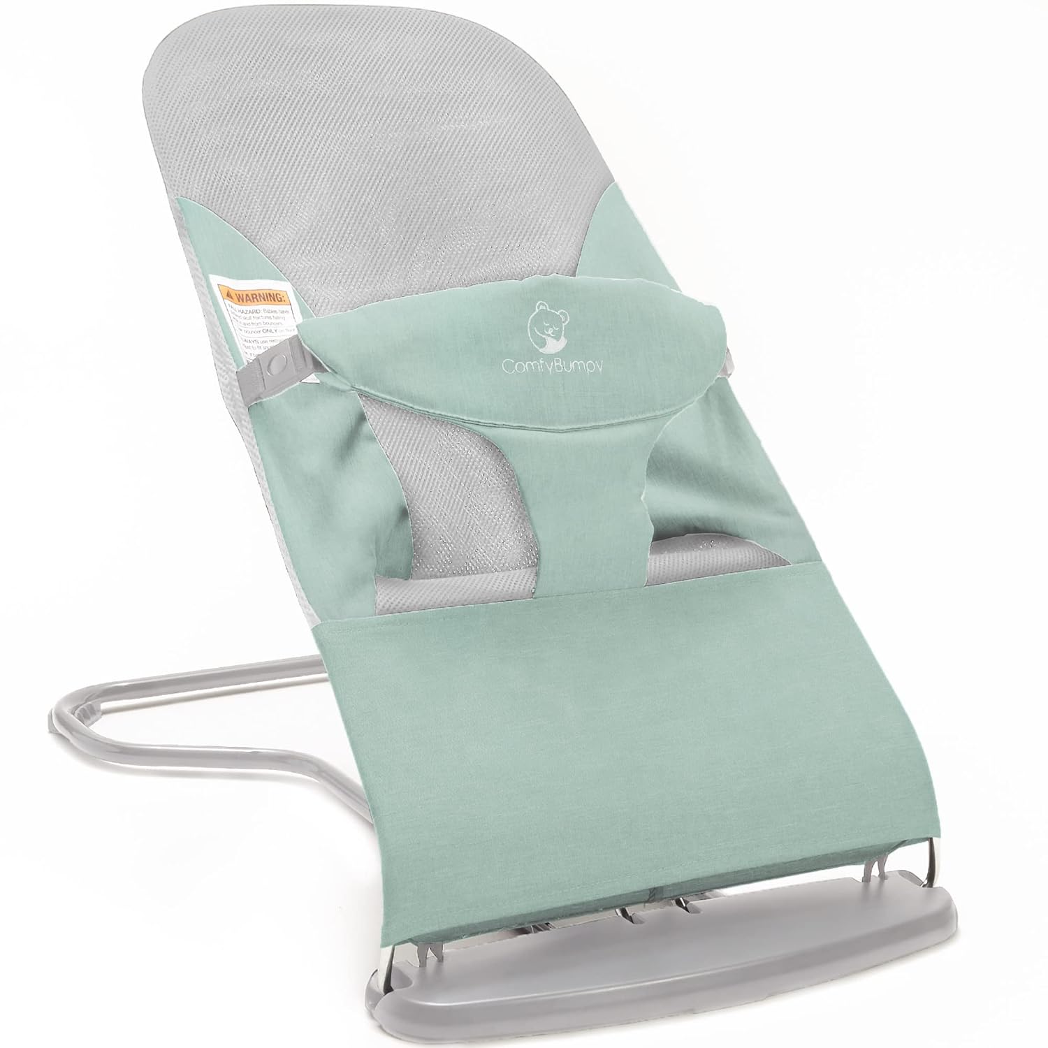ComfyBumpy Ergonomic Baby Bouncer Seat with Travel Case
