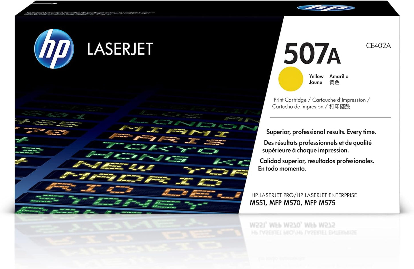 HP 507A Yellow Toner Cartridge for Laserjet Enterprise Series