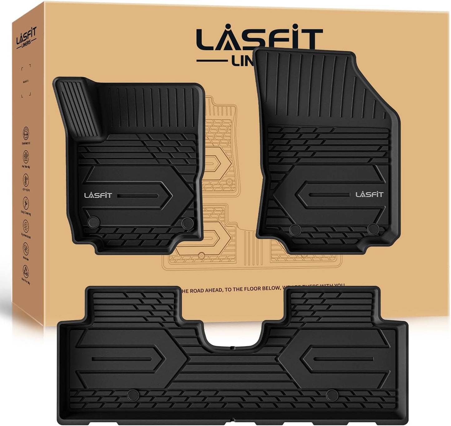 LASFIT Floor Mats for Chevrolet Equinox & GMC Terrain 2018-2024