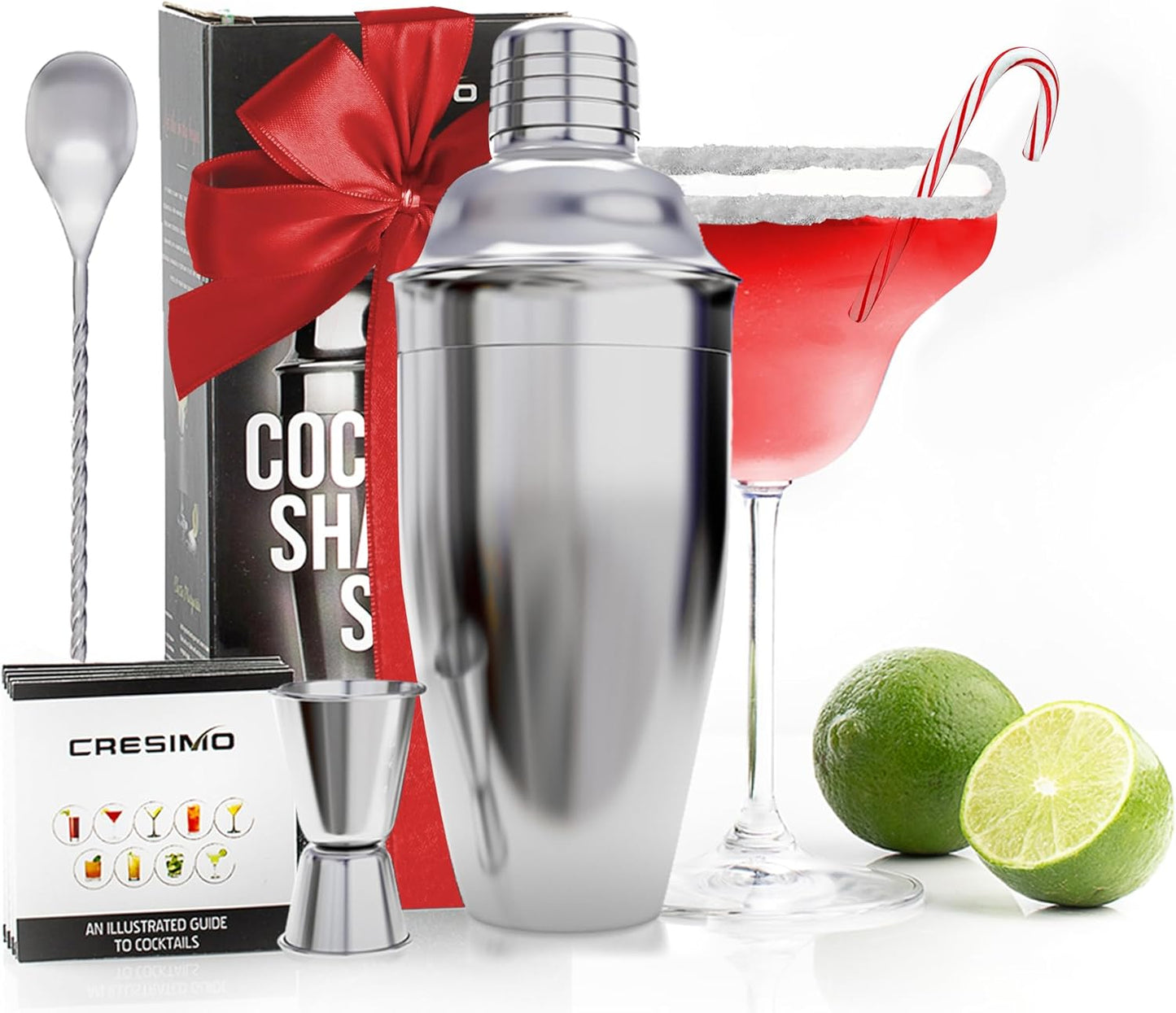CRESIMO 24oz Cocktail Shaker Set - Essential Bartending Kit