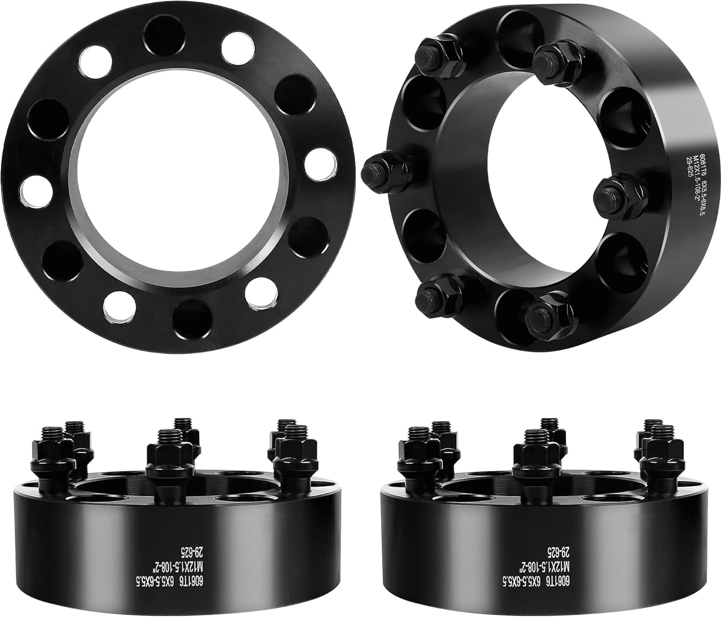 2ft' 6x5.5 Wheel Spacers for Tacoma 4Runner FJ Cruiser Sequoia
