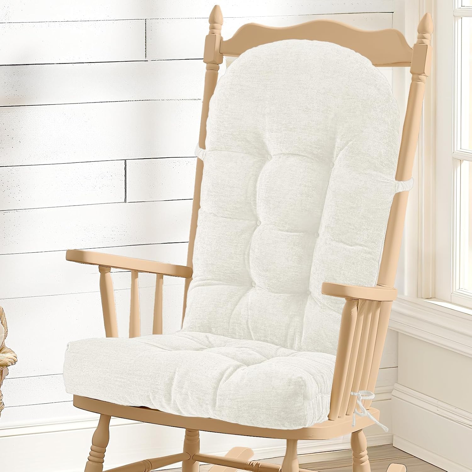 Durable Chenille Rocking Chair Cushion - Comfort & Style
