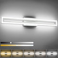 SOLFART 32 in Brushed Nickel LED Vanity Light - 5 Color Adjustable