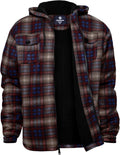 Yasumond Hoodies for Men Sherpa Lined Zipper Fleece Jacket - Warm