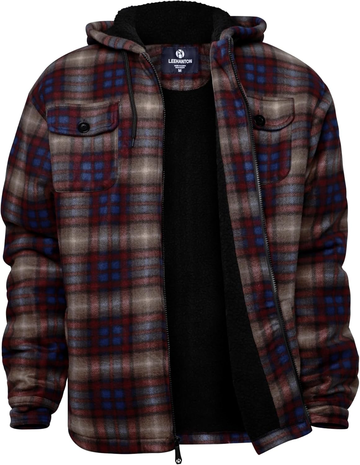 Yasumond Hoodies for Men Heavy Sherpa Lined Warm Winter Coats