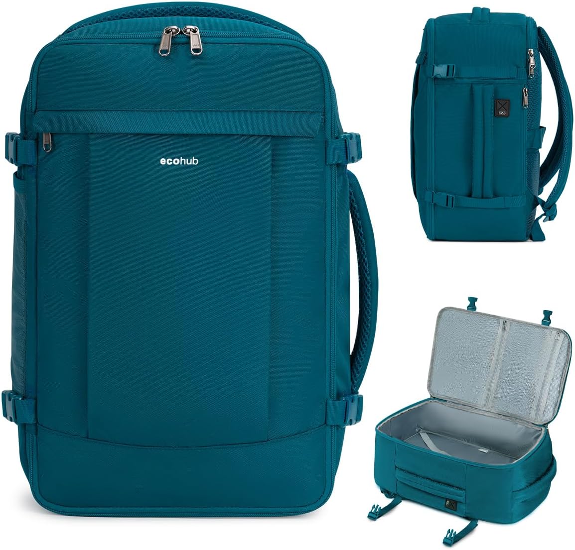 ECOHUB Travel Backpack with USB Charging for Men and Women
