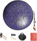 14 Inch 15 Notes D Major Steel Tongue Drum - Ethereal Hand Drum