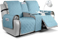 Loveseat Recliner Cover Azuree - Waterproof Split Slipcover