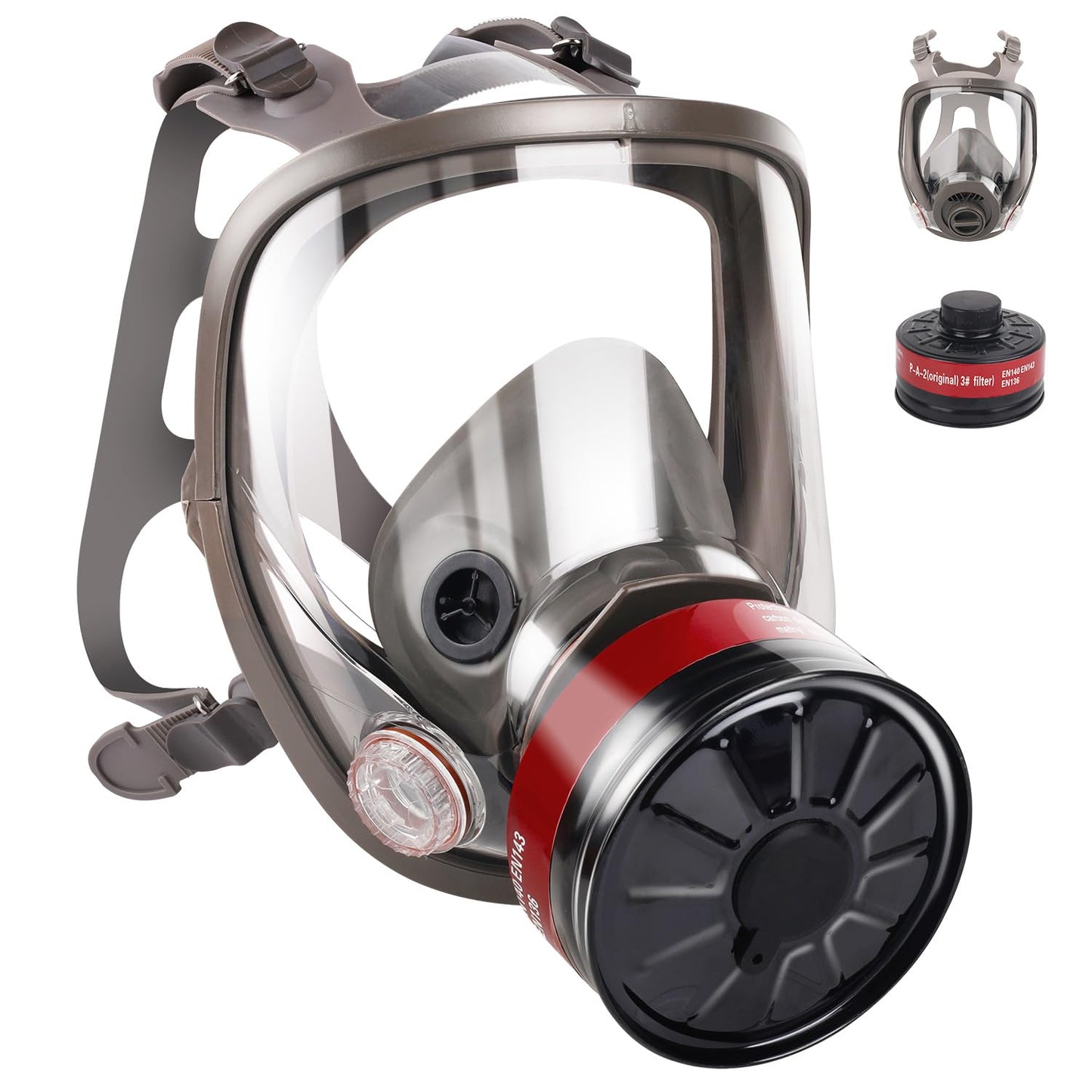 Full Face Respirator Mask for Chemical and Gas Protection