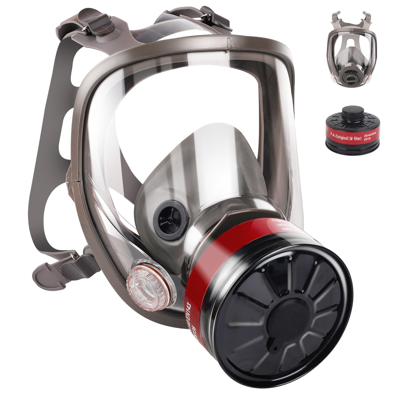 Full Face Respirator Mask for Chemical and Gas Protection