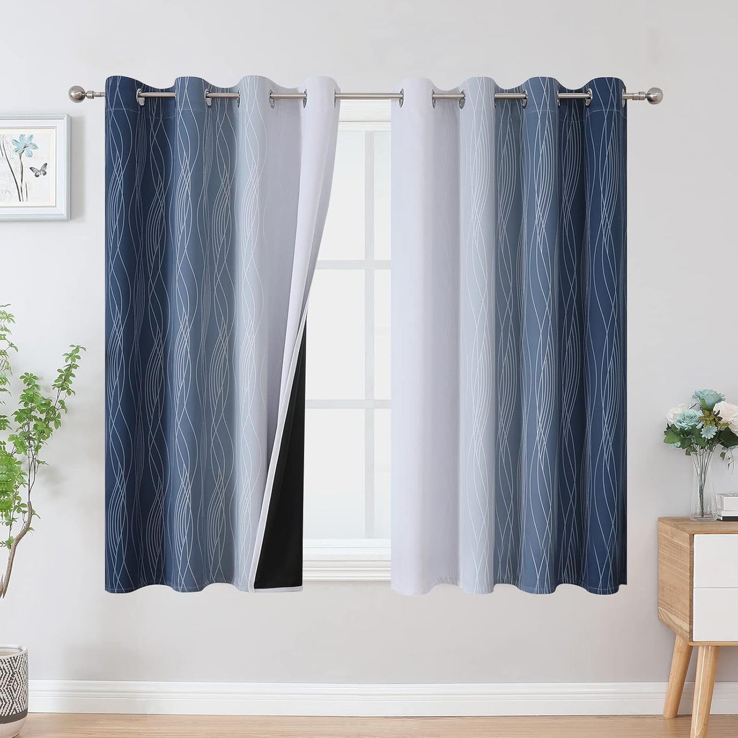Ombre Blackout Curtains by Estelar Textiler for Modern Homes