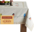 Maison d' Hermine Rectangle Cotton Tablecloth 60 x 108 in - Elegant