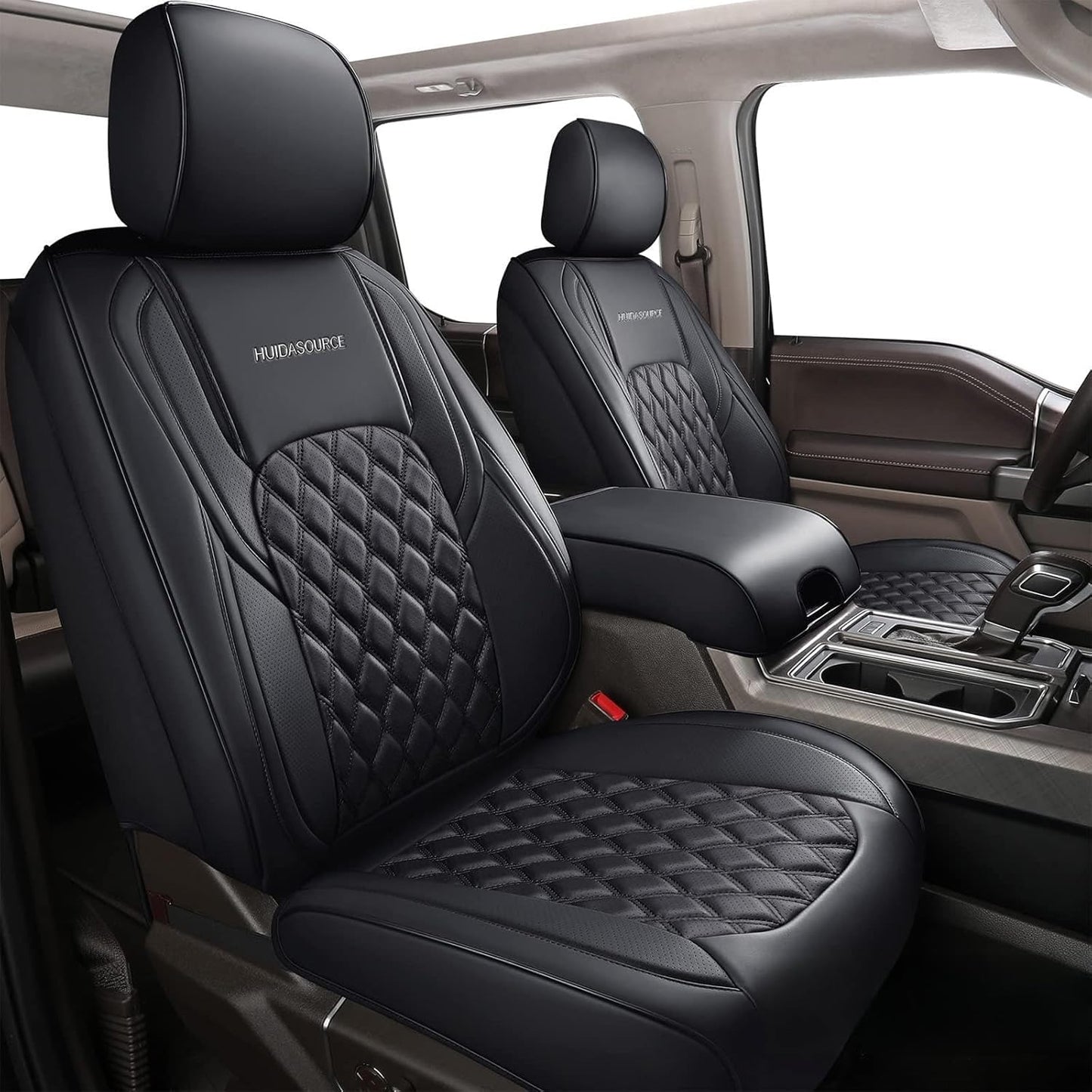 Huidasource Wrangler JK Seat Cover Full Set for 2-Door Jeep