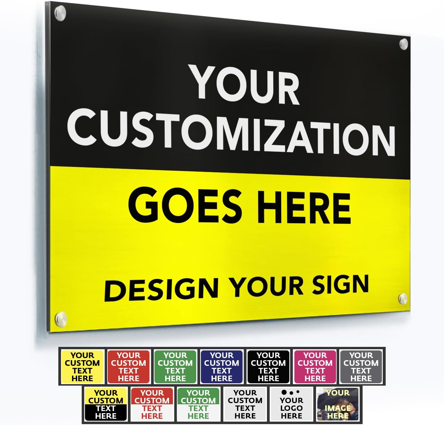 Custom Outdoor Metal Sign for Business - Personalized Aluminum