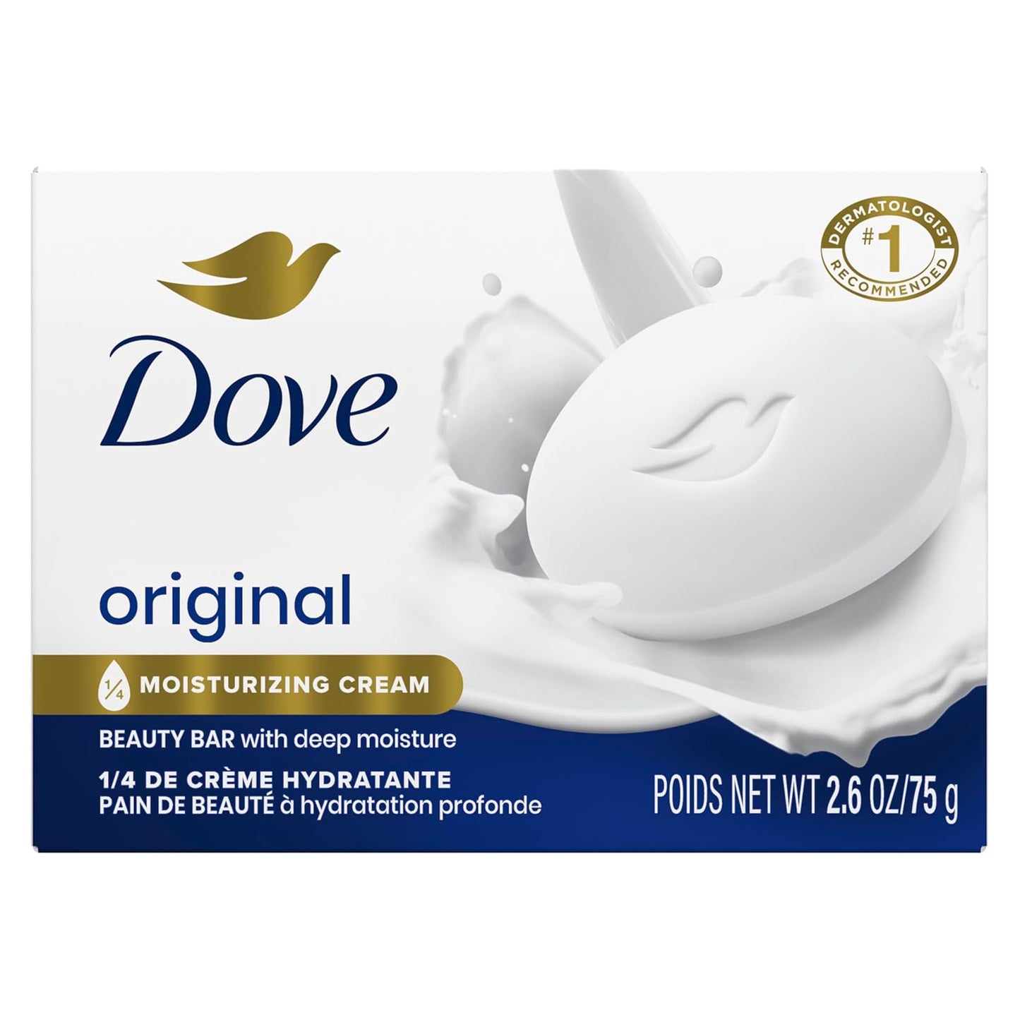 Dove Beauty Bar Soap Original for Soft, Smooth Skin 36 Pack