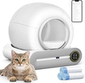 Self Cleaning Cat Litter Box - Smart Automatic Robot Box with App