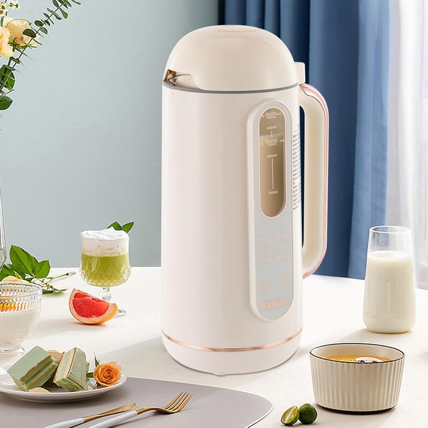6-in-1 Smart Nut Milk Maker - Homemade Dairy Free Beverages