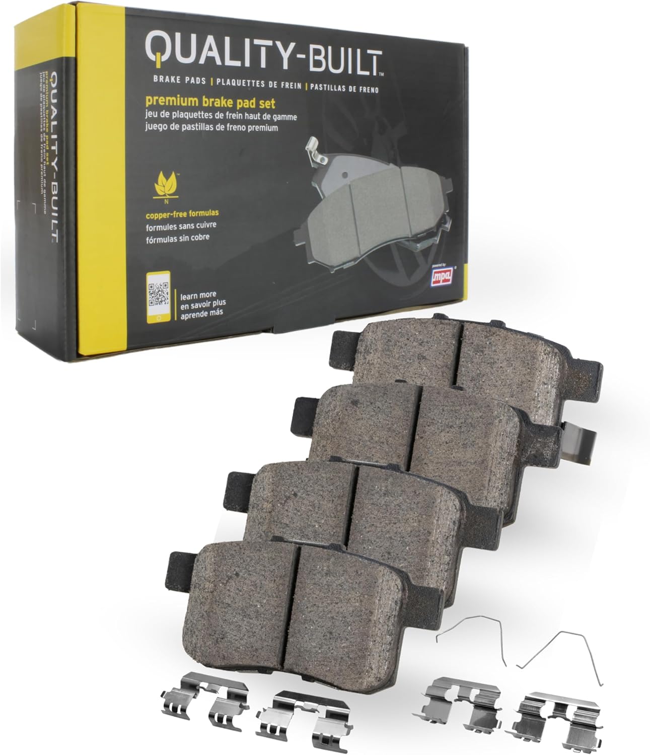Premium Ceramic Rear Brake Pads for 2013-2024 Ford/Lincoln