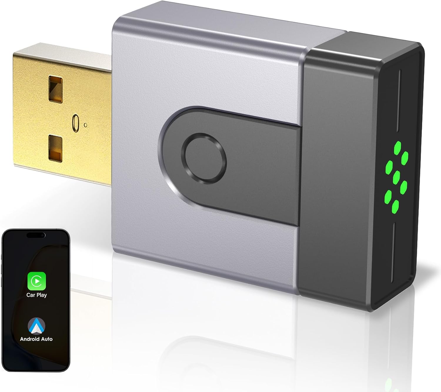 2-in-1 Wireless CarPlay Adapter for Seamless Connectivity