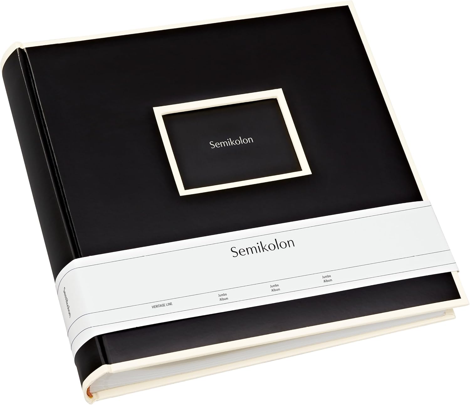 Semikolon Jumbo Photo Album with 100 Cream Pages for Memories