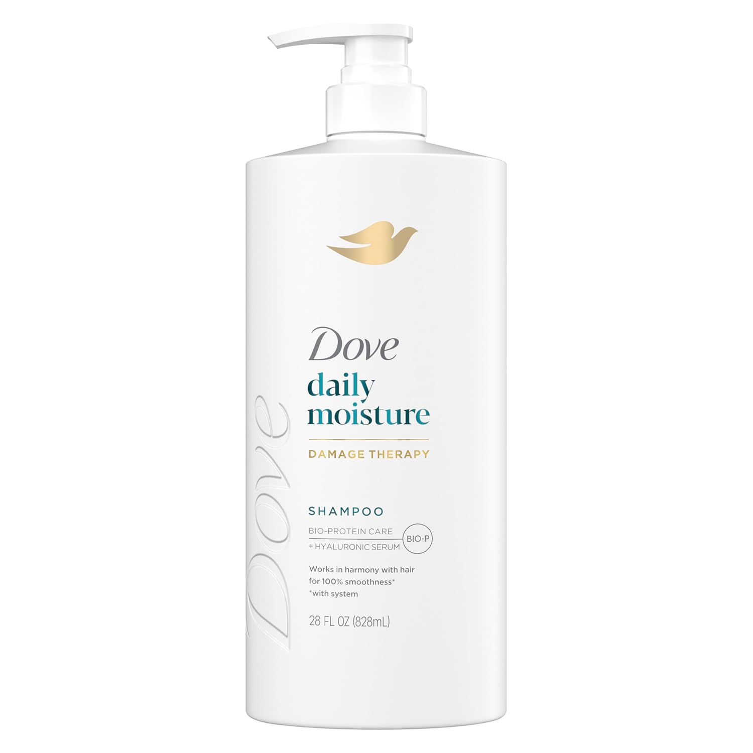 Dove Daily Moisture Shampoo for Dry Hair - Hydrating Bio-Protein Technology