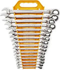 GEARWRENCH 16 Pc Reversible Ratcheting Combination Wrench Set - Fast