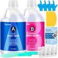 Teexpert Epoxy Resin Crystal Clear 1 Gallon Kit - High Gloss Finish
