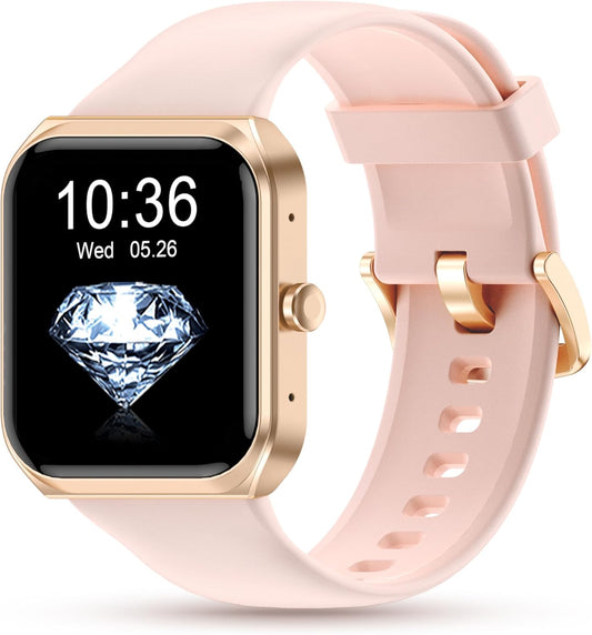 MXQ Fitness Smart Watch: IP68 Waterproof, Heart Rate, Blood Oxygen