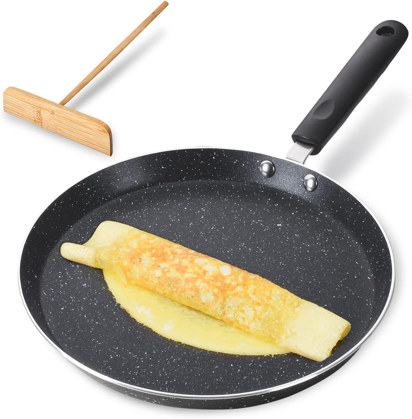 Nonstick Granite Crepe Pan - Versatile and Healthy Cooking