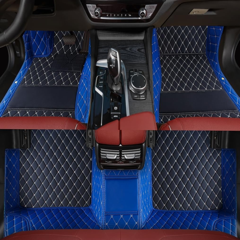 Luxury Leather Car Floor Mats Custom Fit for Most Vehicles