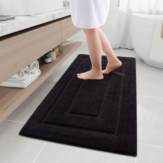 Soft and Absorbent Microfiber Bath Rugs for Luxurious Comfort