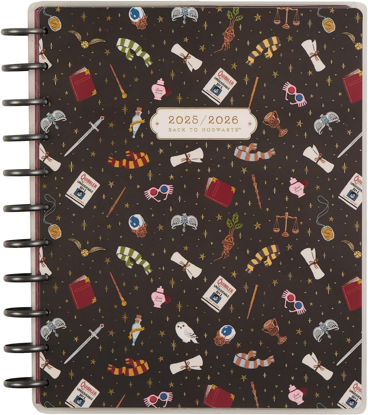 Harry Potter Disc-Bound 12-Month Planner for Students 2025-2026