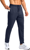 Tall Mens Sweatpants with Zipper Pockets 30/32/34 in Inseam - Sleek