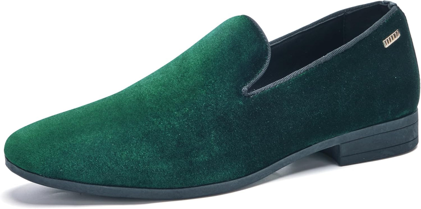 UUBARIS Mens Velvet Loafers Slip-on Dress Shoes for Any Occasion