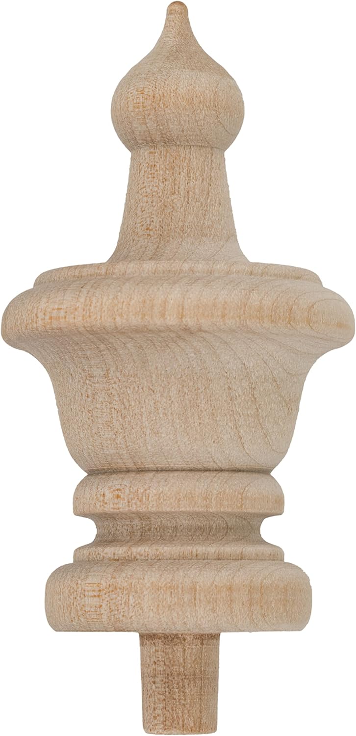 Unfinished Birch Wood Finial | Versatile Craft Supply | UA-99-BWF